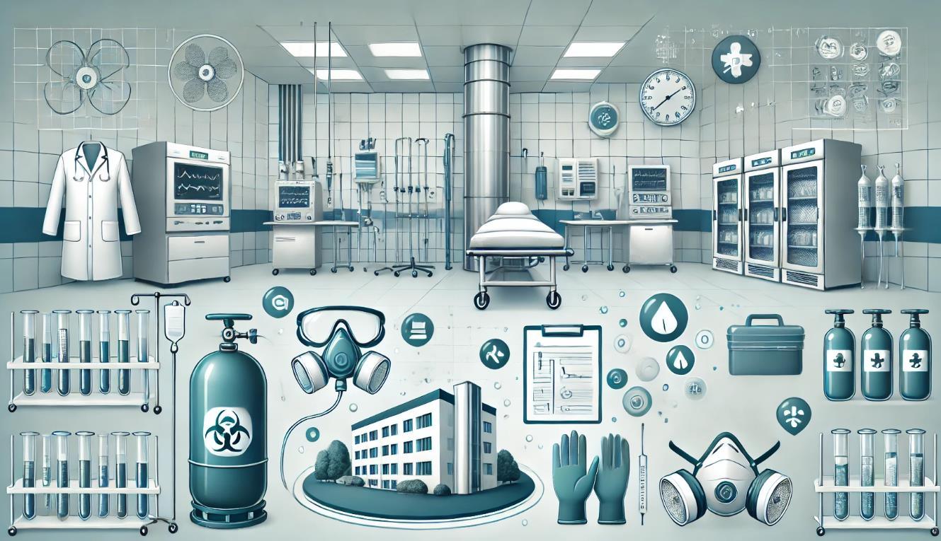 دانلود pdf کنترل عوامل شیمیایی بیمارستان کمیاب و عالی